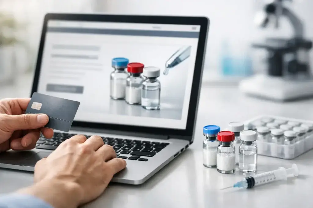 Hoe iDEAL peptide bestelling werkt